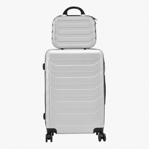 Valiză Titan M Plus Silver