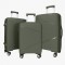 Комплект Чемоданов Fly S-M-XL Dark Green