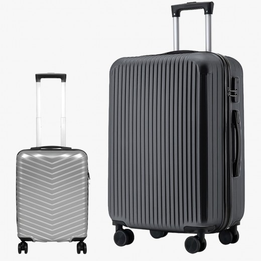 Set de Valize Dynamic S Mini Silver + Ostin XL Galactic Black
