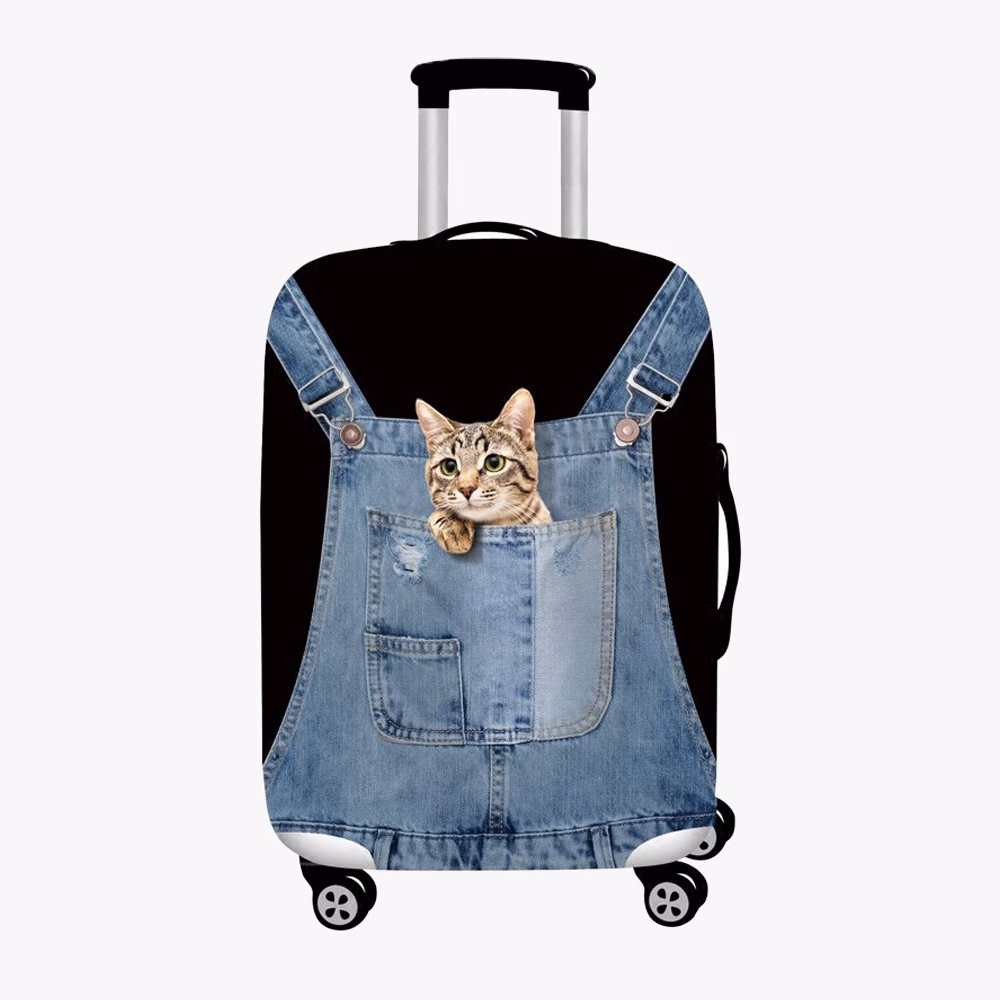 Чехол для чемодана Cat In Blue размер XL