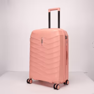 Чемодан Diamond S Coral Pink с расширением