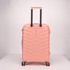 Чемодан Diamond XL Coral Pink с расширением 4