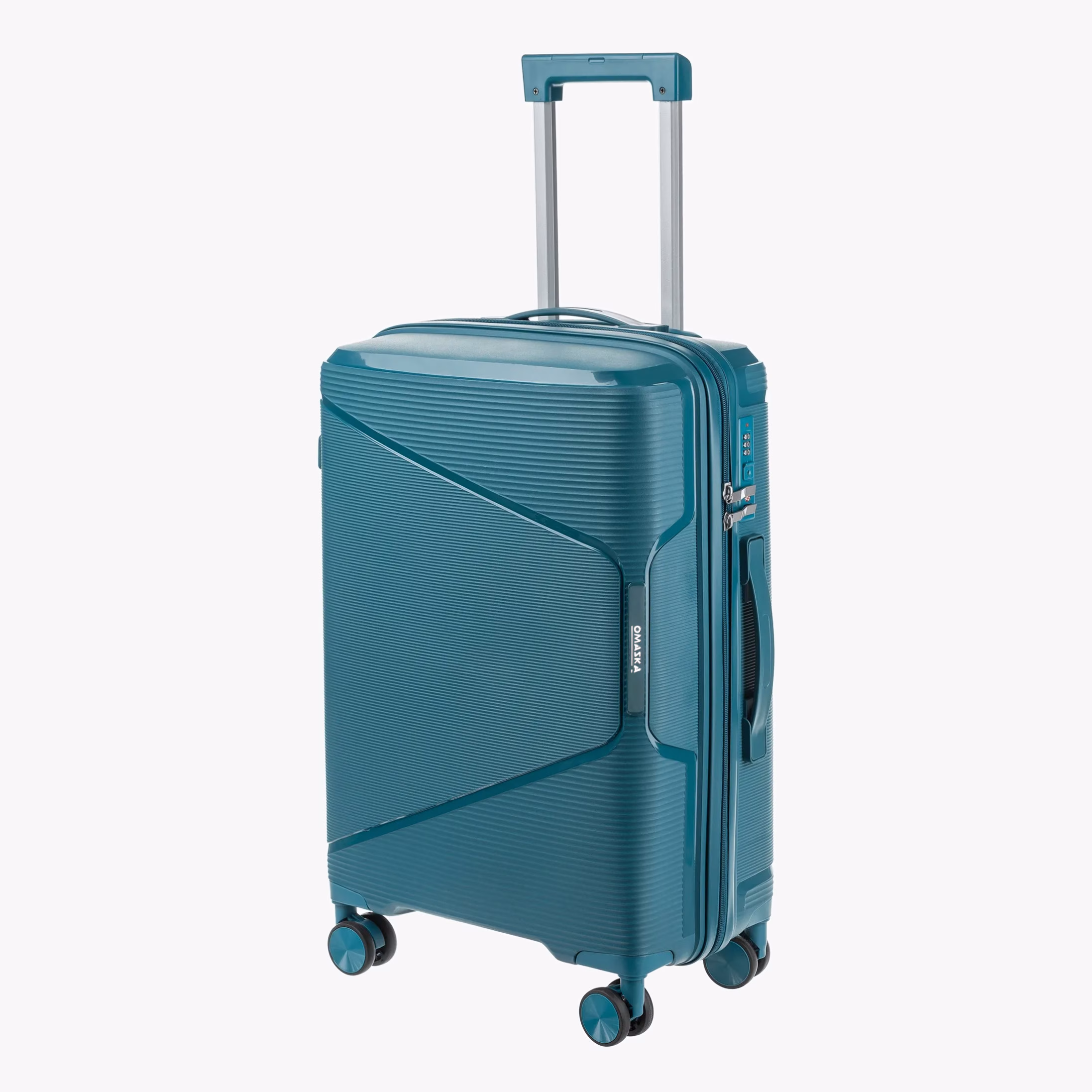 Чемодан Fly M Electric Blue с расширением