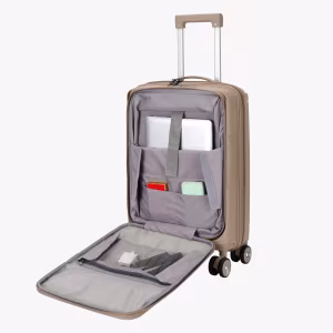 Чемодан Fly S Champagne Front Pocket 7