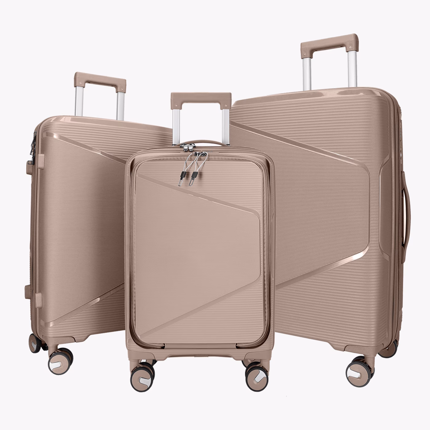 Чемодан Fly S Champagne Front Pocket 11