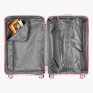Valiză Fly XL Baby Pink Extensibilă 5