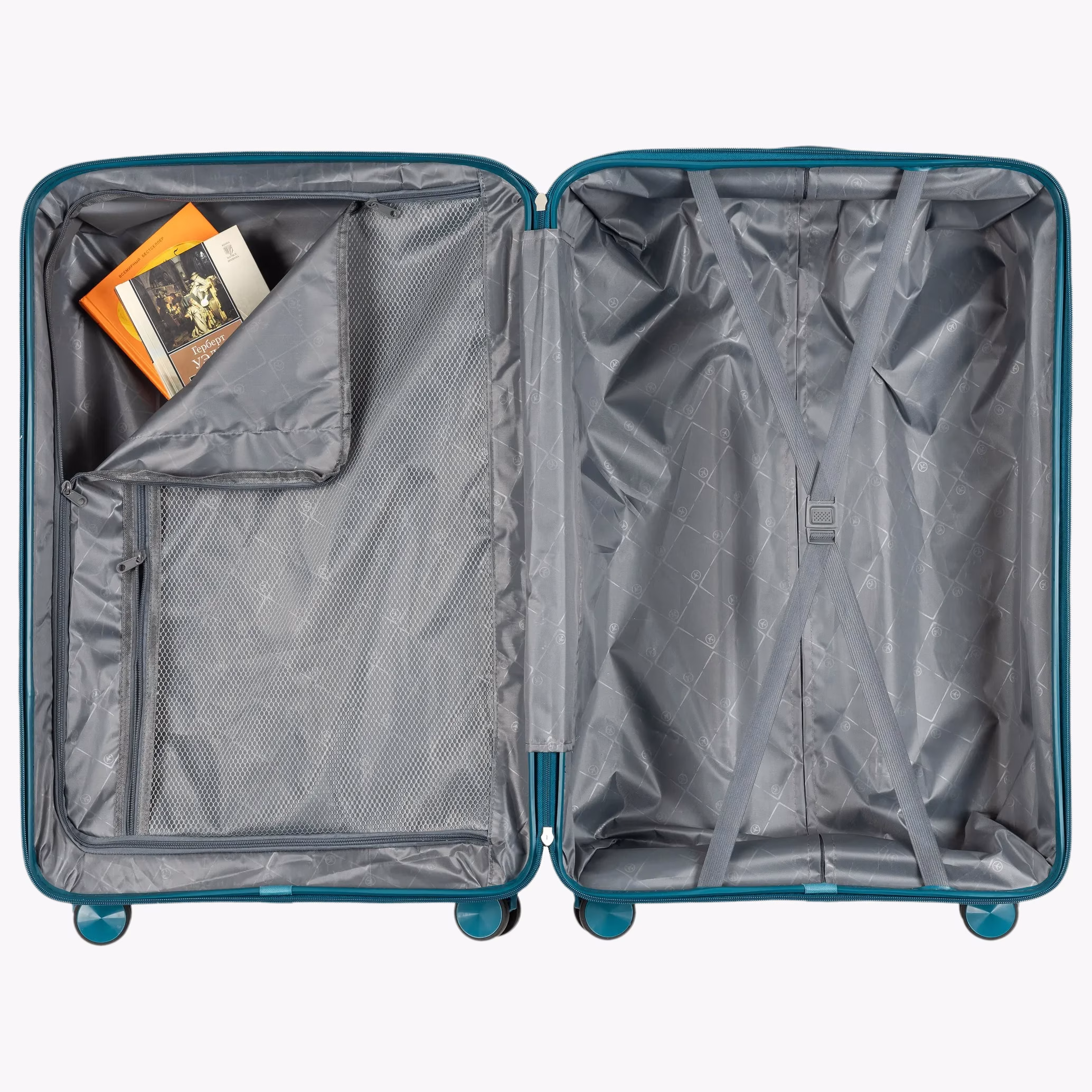 Valiză Fly XL Electric Blue Extensibilă 7
