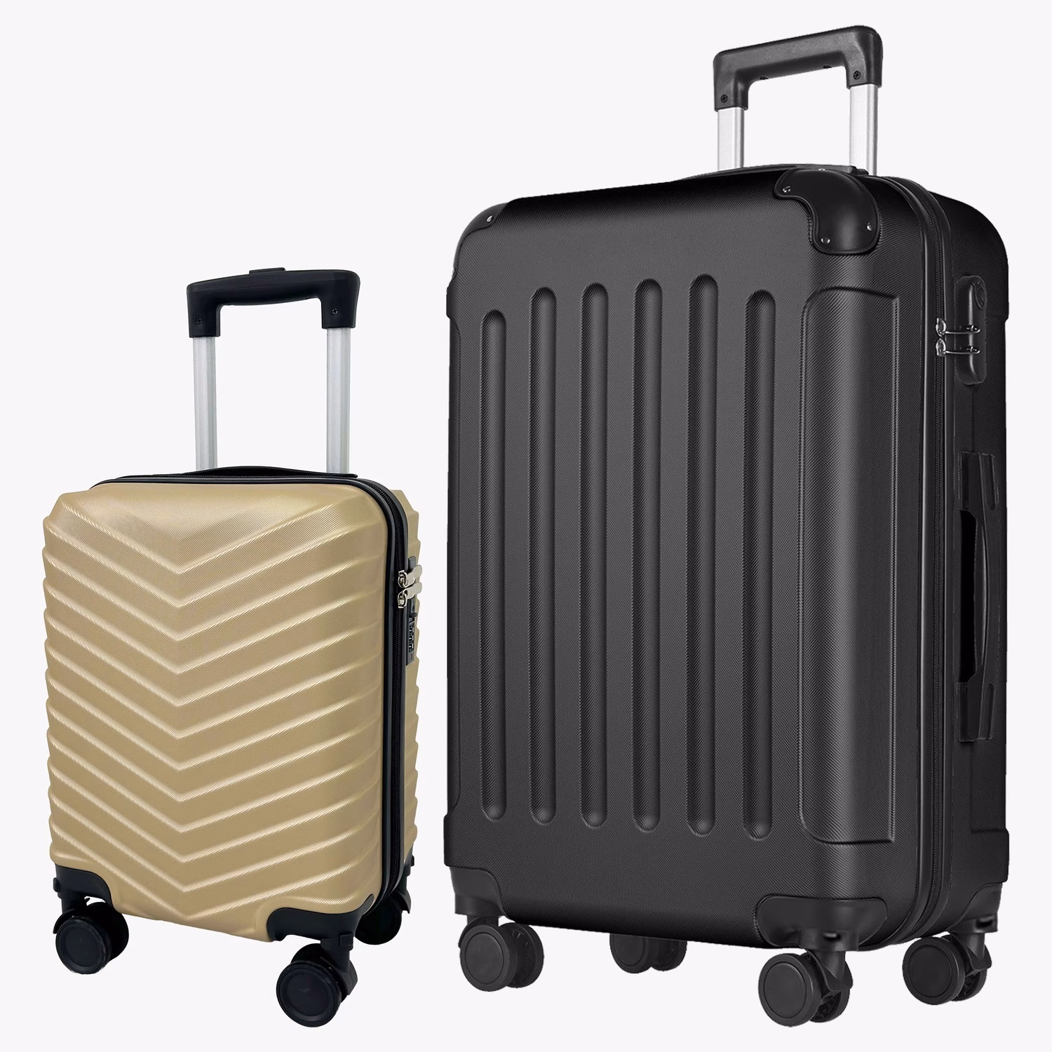 Комплект Чемоданов Dynamic S Mini Gold + Bruno M Galactic Black