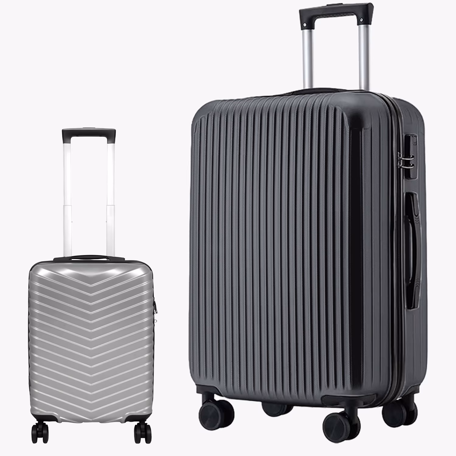 Set de Valize Dynamic S Mini Silver + Ostin XL Galactic Black