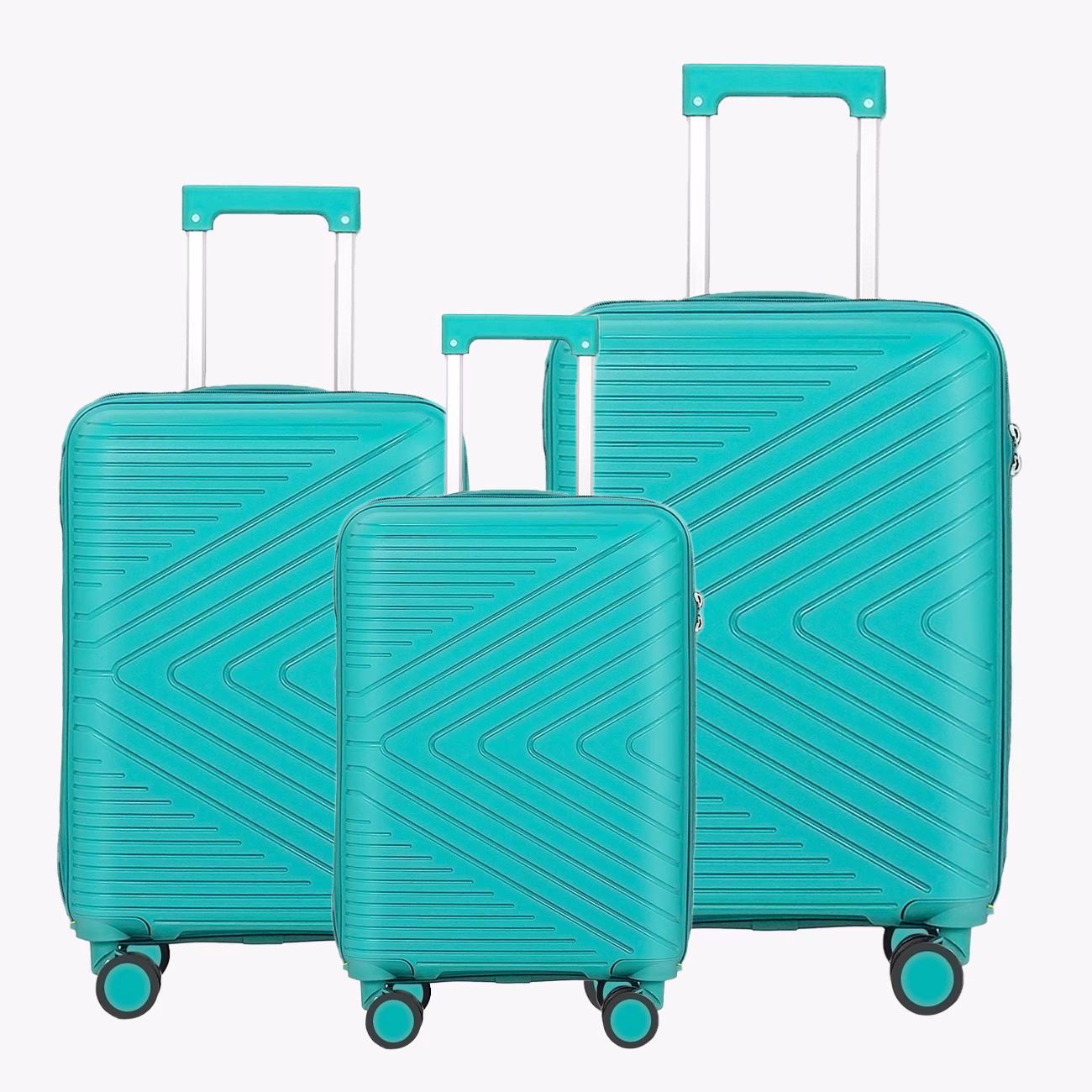 Set de Valize Fly Aqua Green
