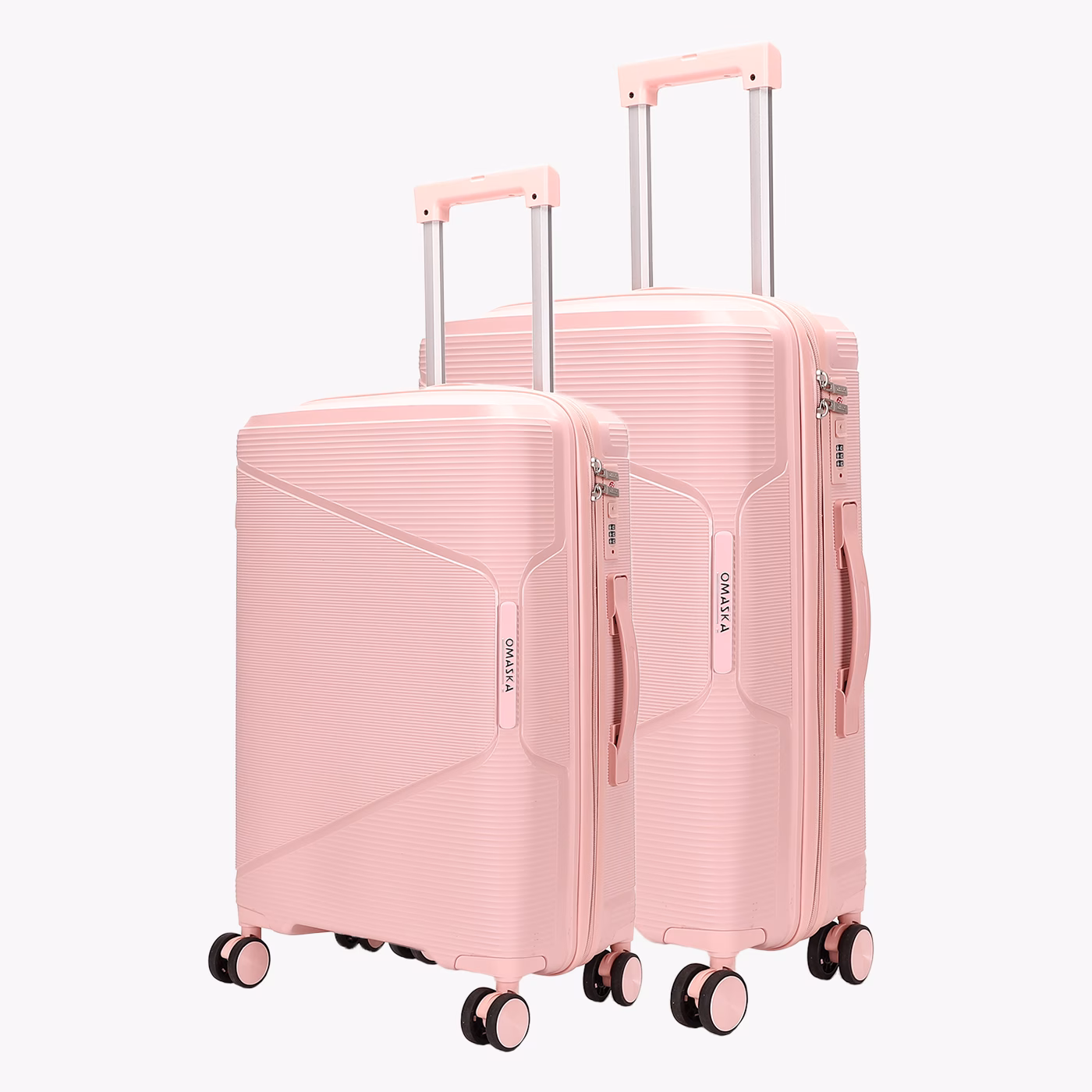 Комплект Чемоданов Fly S-M Baby Pink Expandable