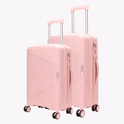 Комплект Чемоданов Fly S-M Baby Pink Expandable