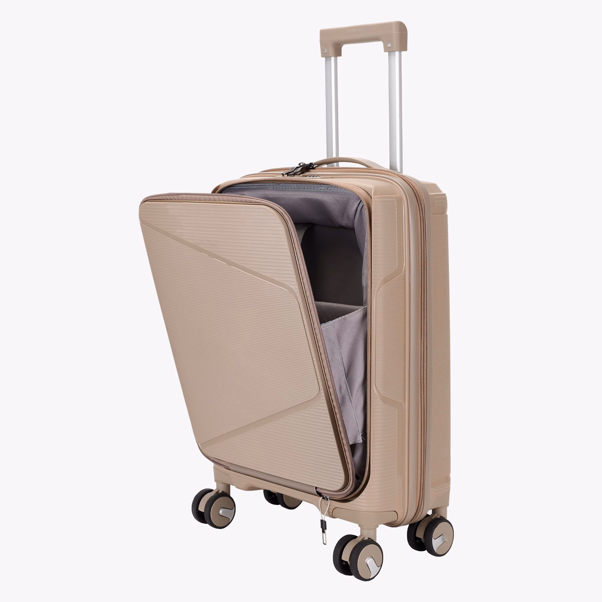Комплект Чемоданов Fly S-M Champagne 9