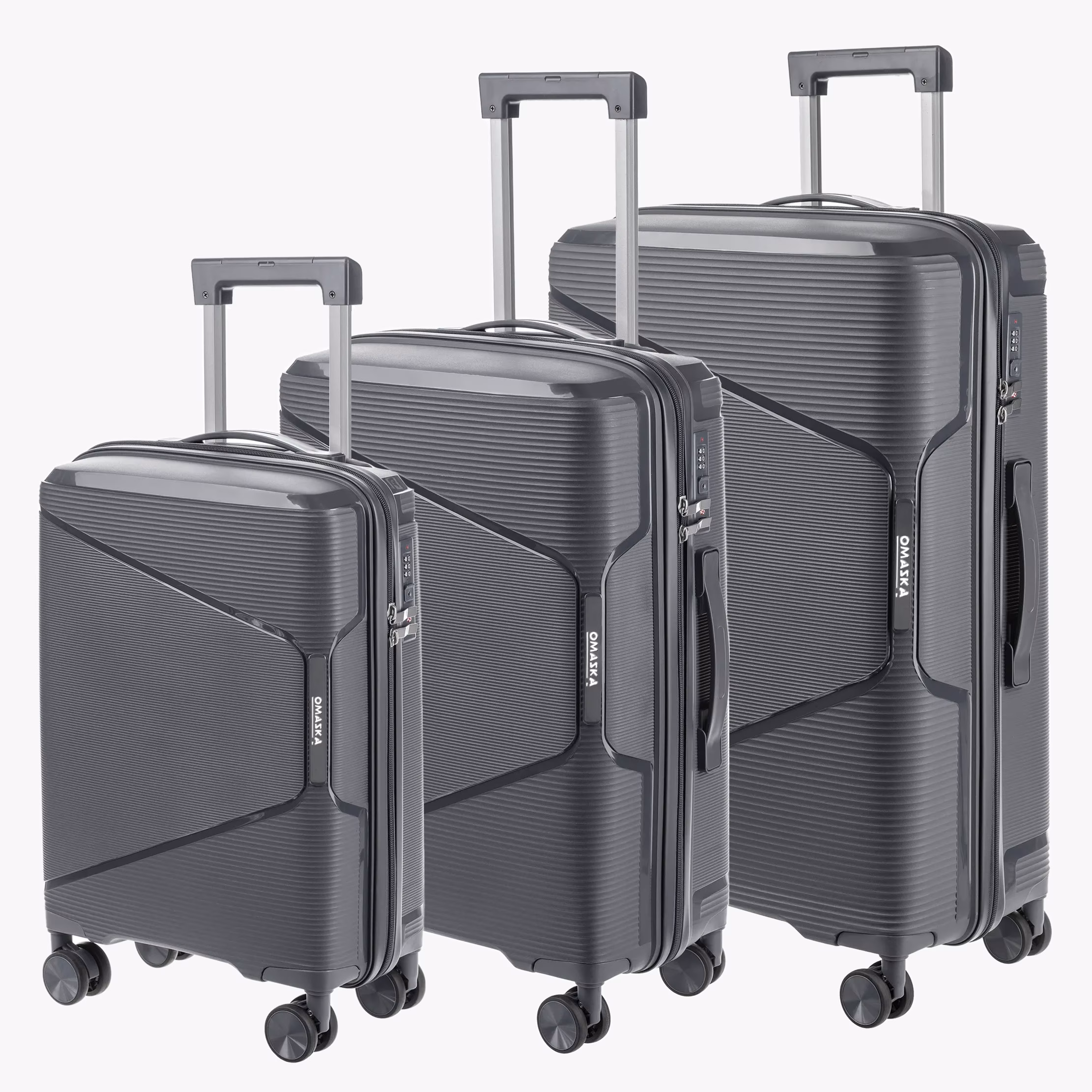 Set de Valize Fly S-M-XL Anthracite Extensibil