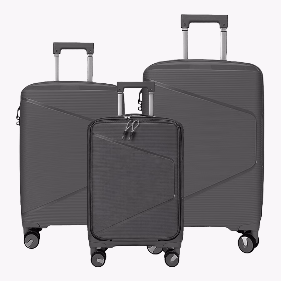 Комплект Чемоданов Fly S-M-XL Anthracite