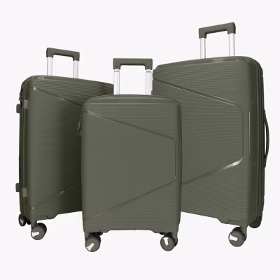 Комплект Чемоданов Fly S-M-XL Olive Green Expandable