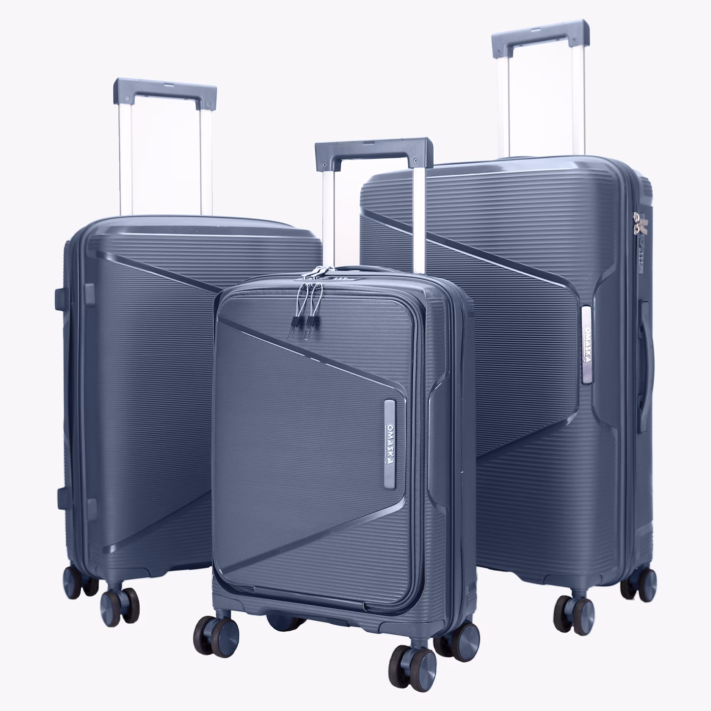 Комплект Чемоданов Fly S-M-XL Steel Blue