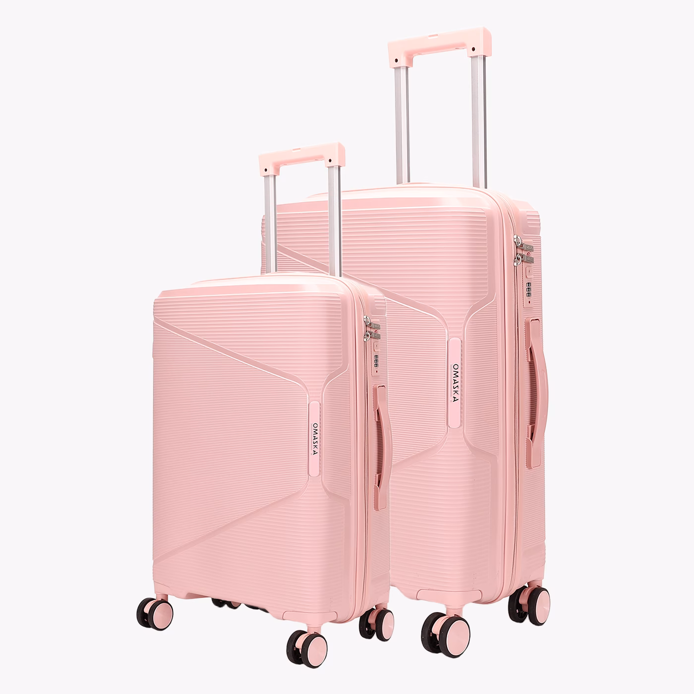 Комплект Чемоданов Fly S-XL Baby Pink Expandable