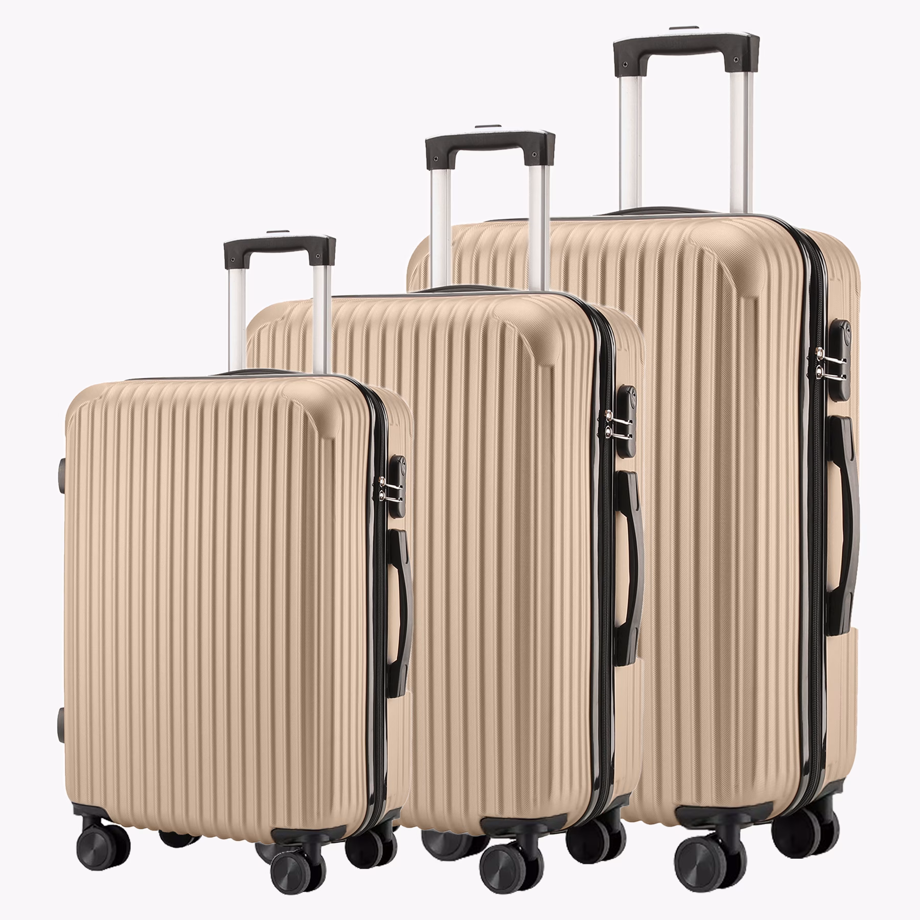 Set de Valize Ostin S-M-XL Champagne Gold