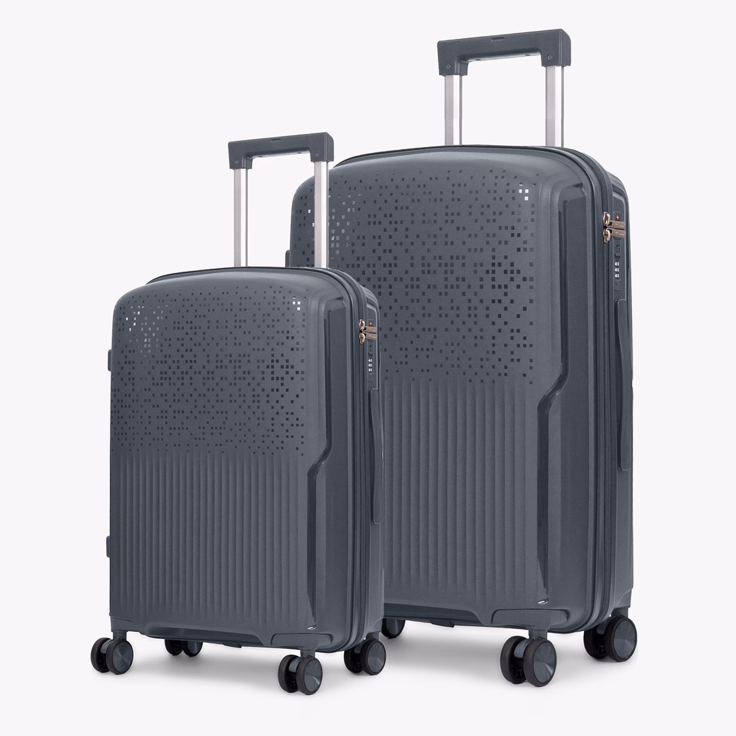 Set de Valize Pixel S-XL Anthracite Extensibil