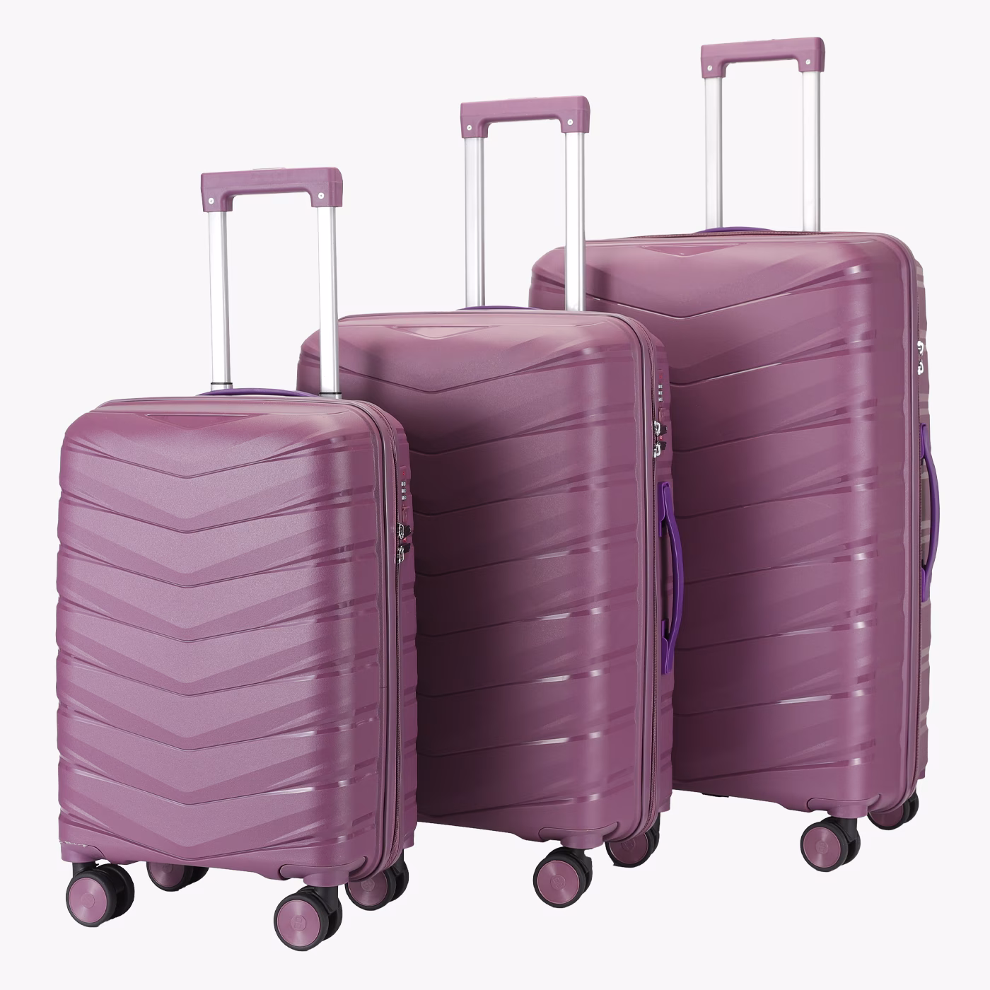 Комплект Чемоданов Rollins S-M-XL Cosmic Purple 2