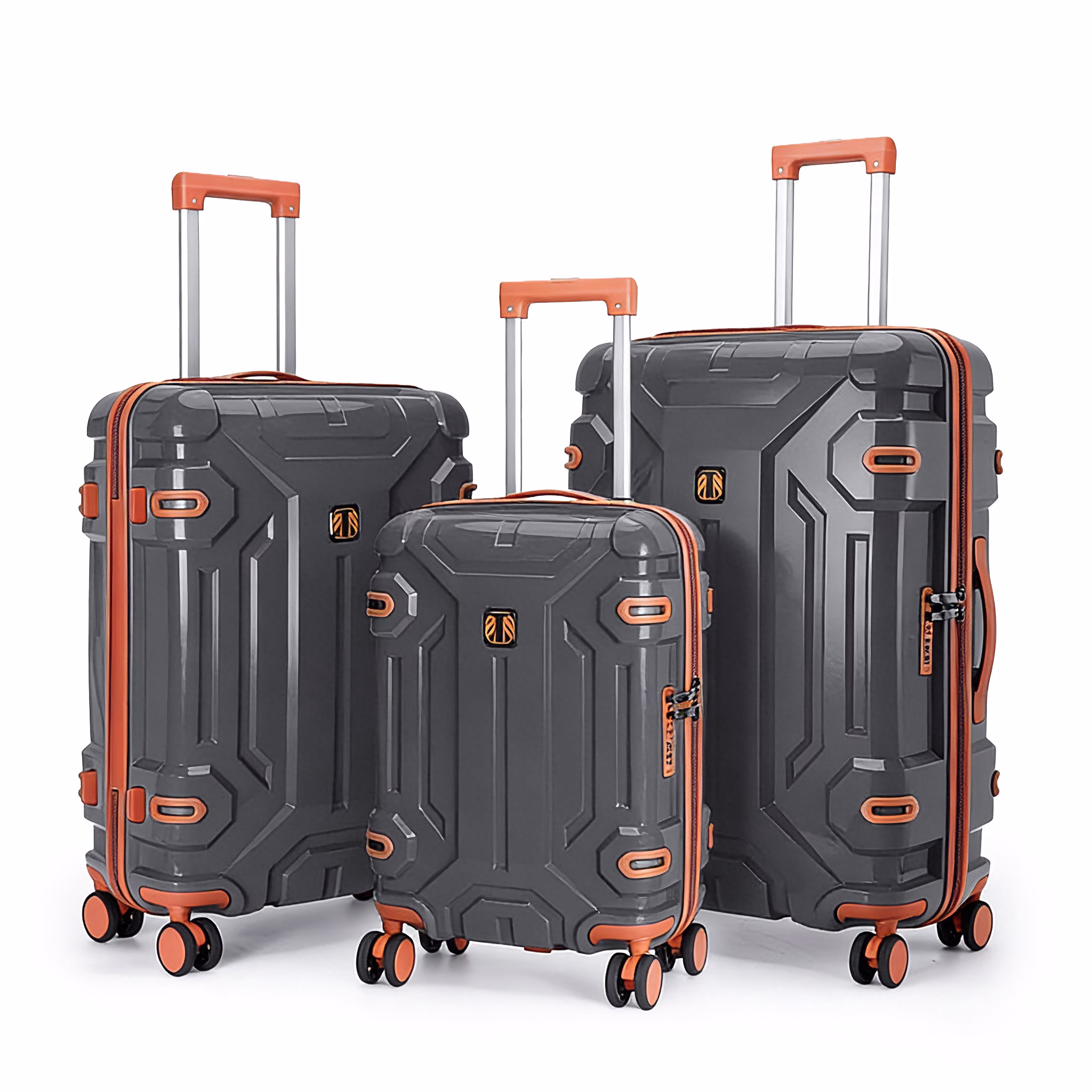 Комплект Чемоданов Safari S-M-XL Graphite