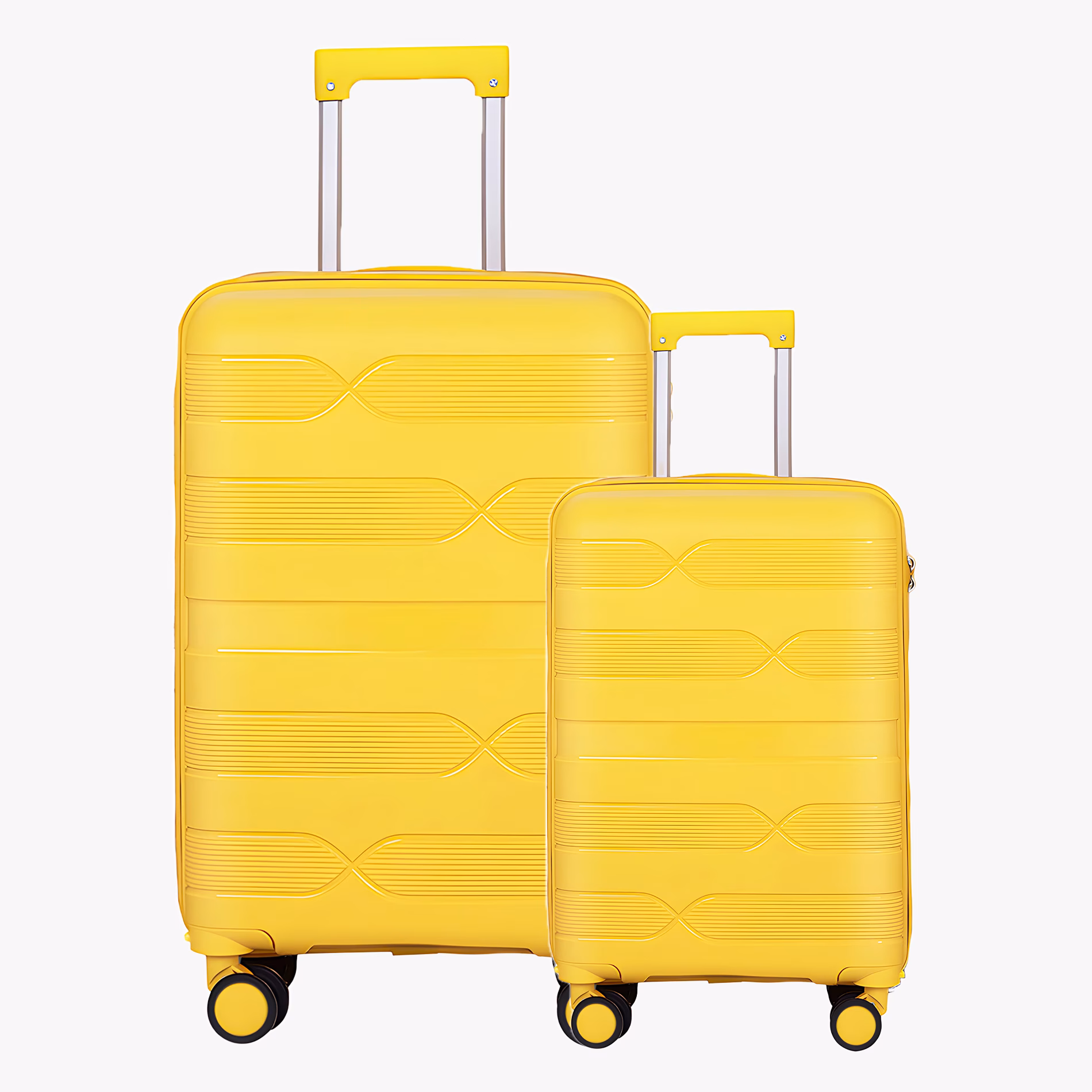 Комплект Чемоданов Travel S-XXL Yellow