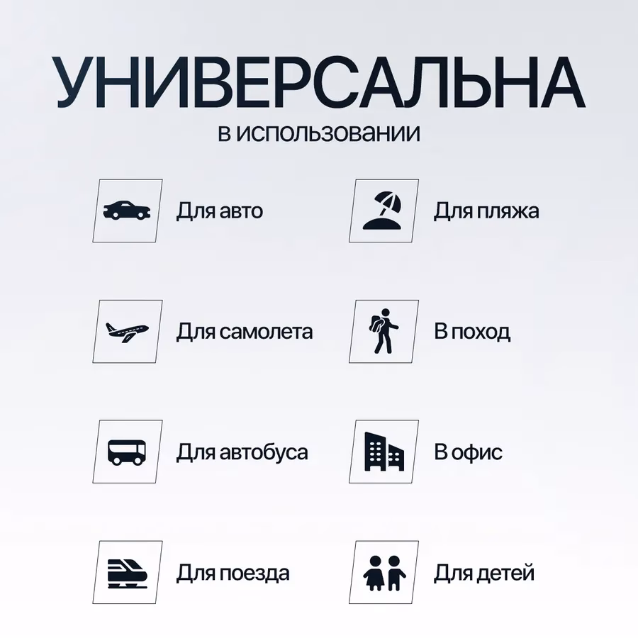Подушка для шеи NeoFly Gray 6