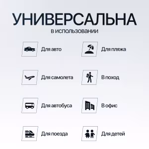 Подушка для шеи NeoFly Gray 6