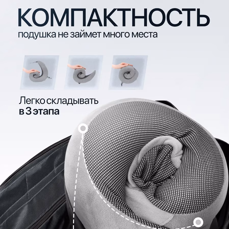 Подушка для шеи NeoFly Silver 5