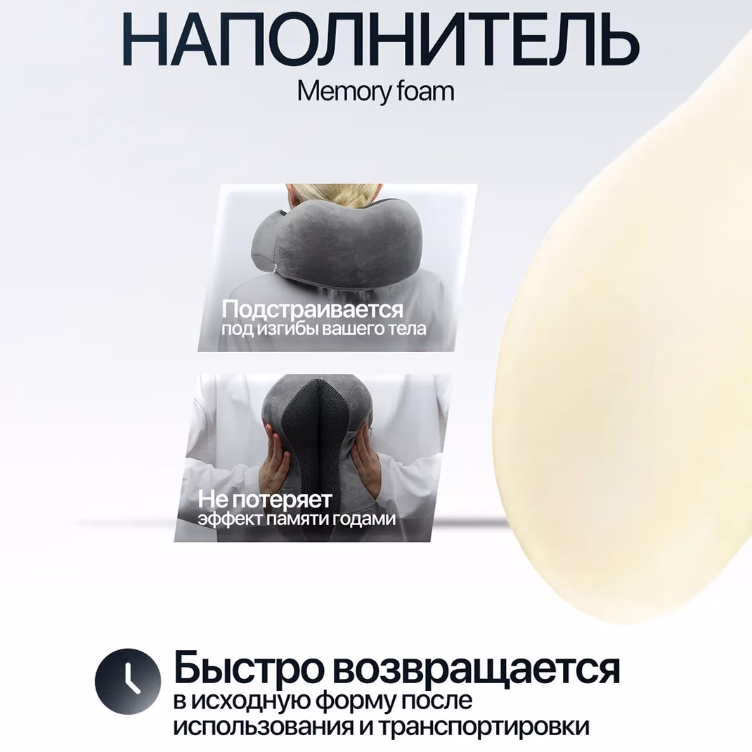 Подушка для шеи NeoFly Silver 7