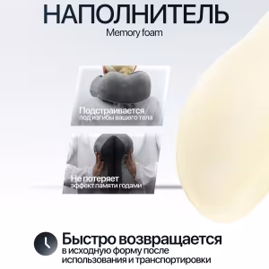 Подушка для шеи NeoFly Silver 7