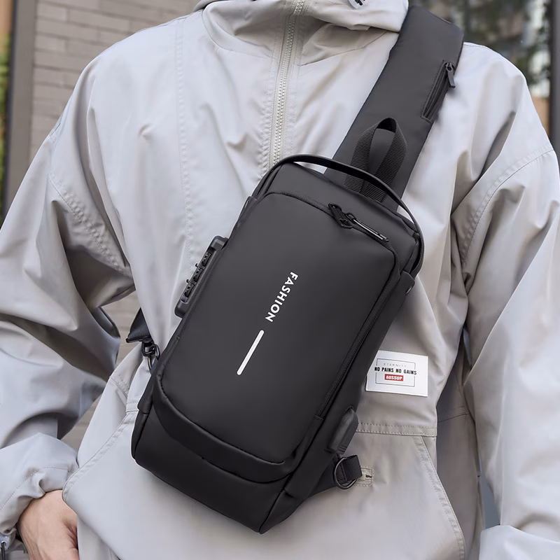 Geantă BagMan Midnight Black