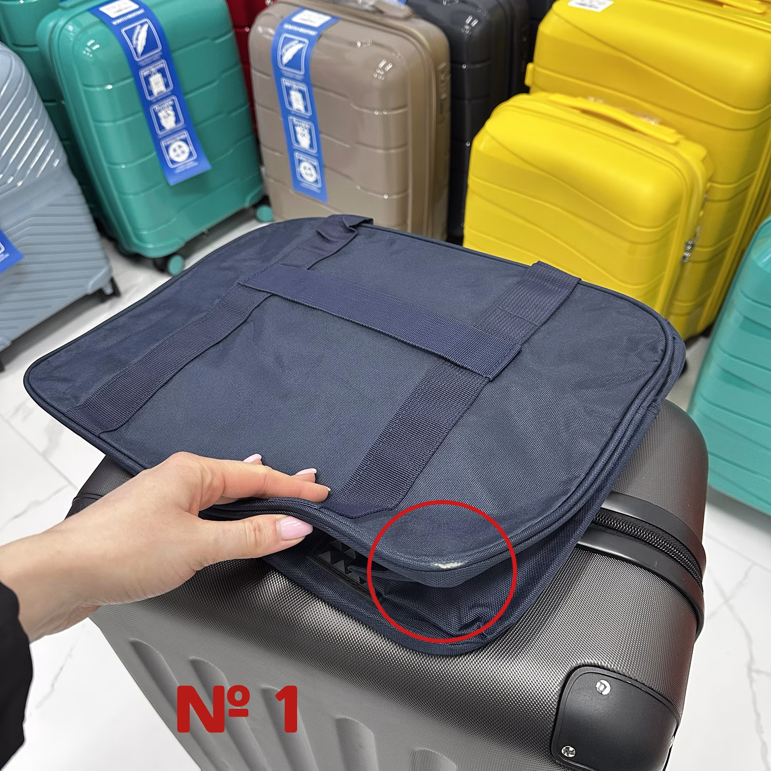 Geantă Fly 40x30x20 Dark Blue Resigilat 1 2