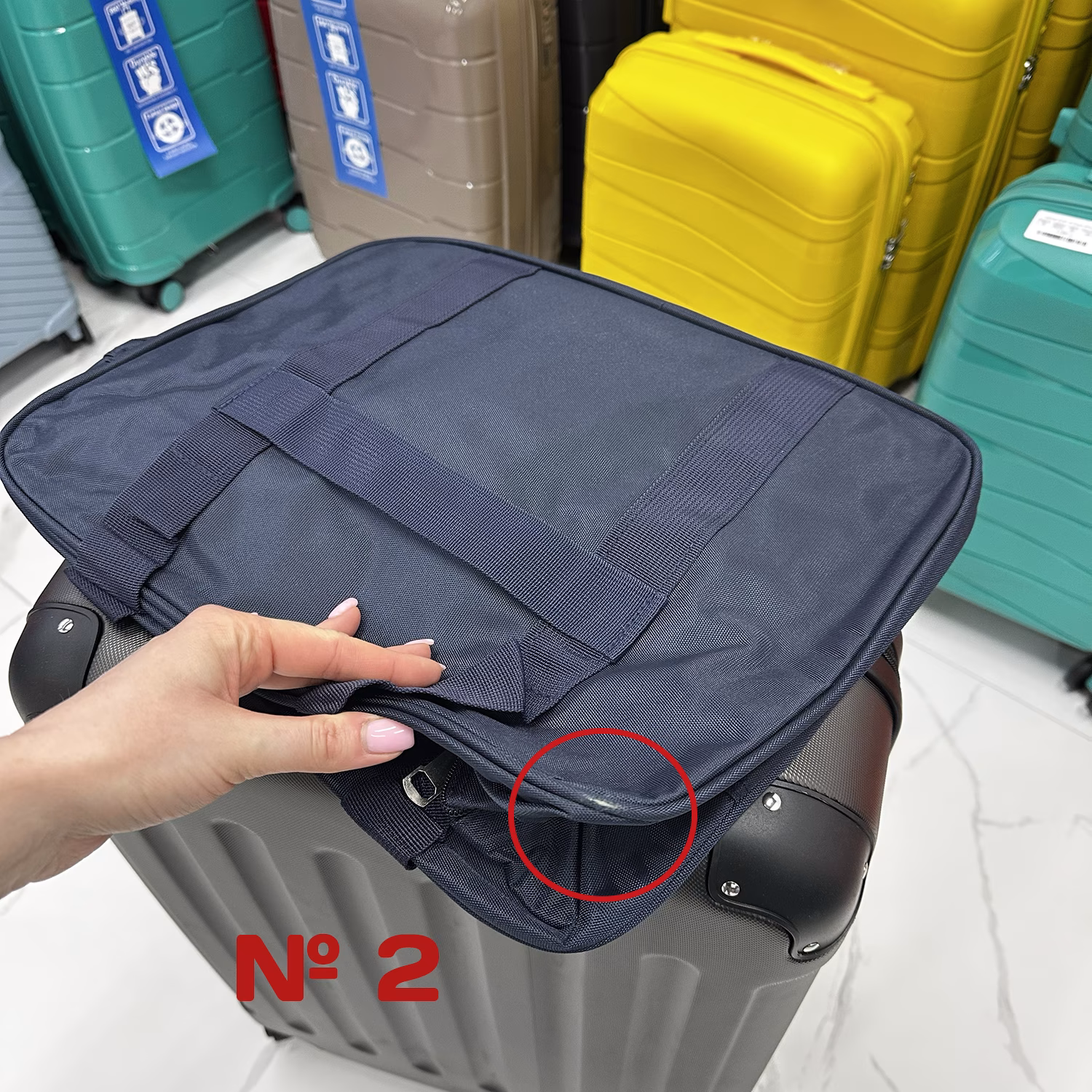 Geantă Fly 40x30x20 Dark Blue Resigilat 1 3