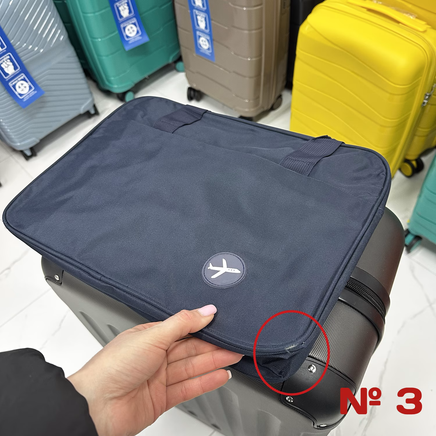 Geantă Fly 40x30x20 Dark Blue Resigilat 1 4