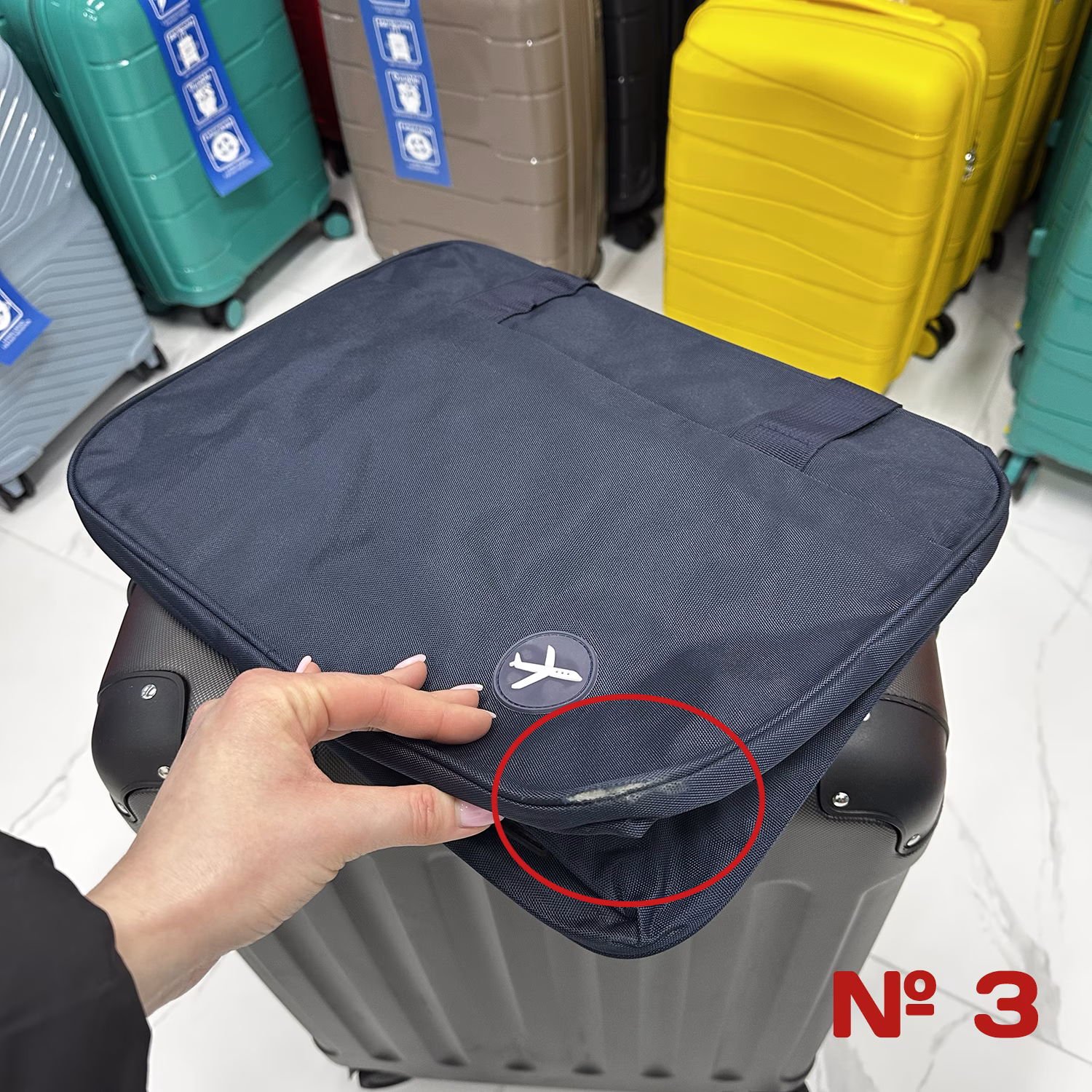 Geantă Fly 40x30x20 Dark Blue Resigilat 2 4