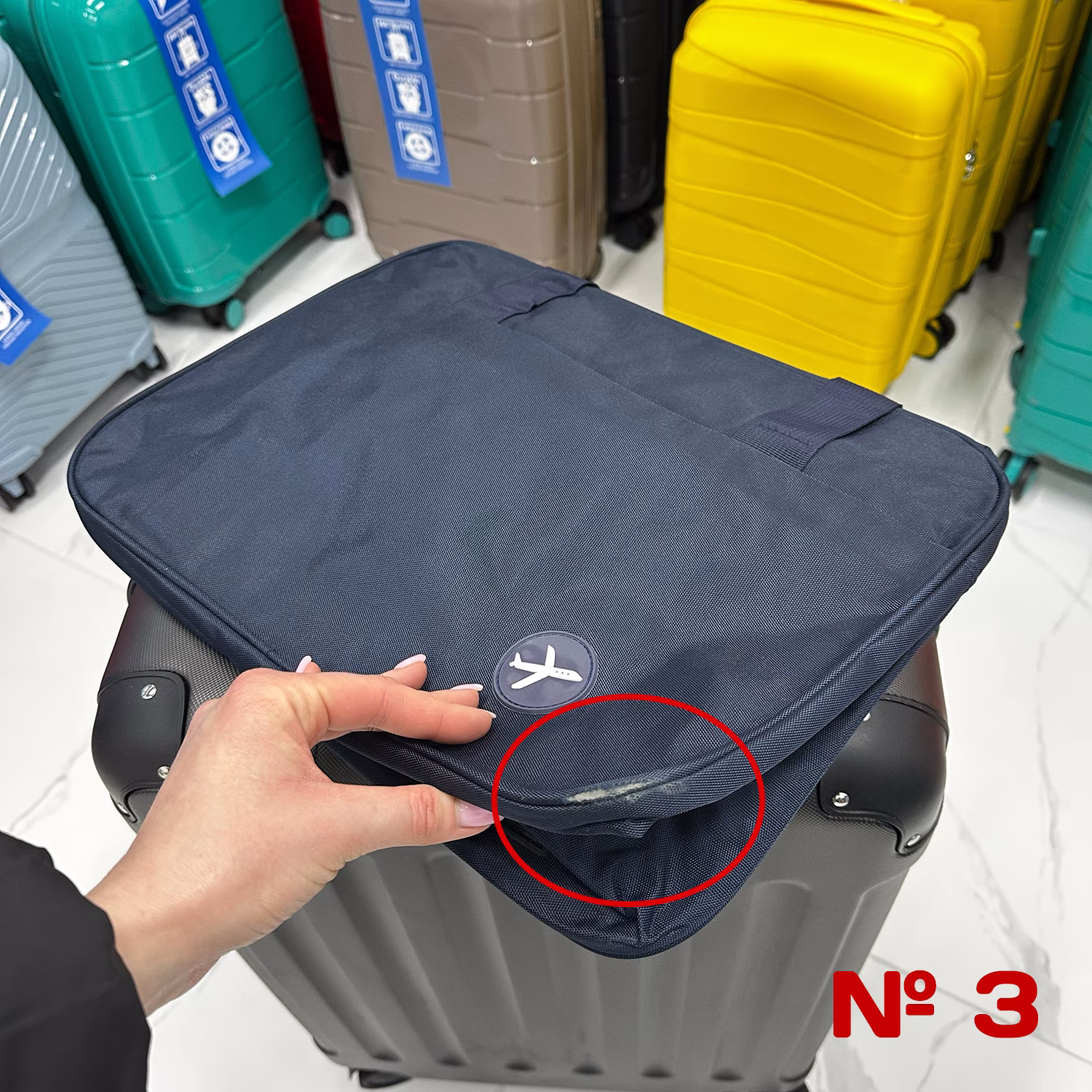 Geantă Fly 40x30x20 Dark Blue Resigilat 2 2