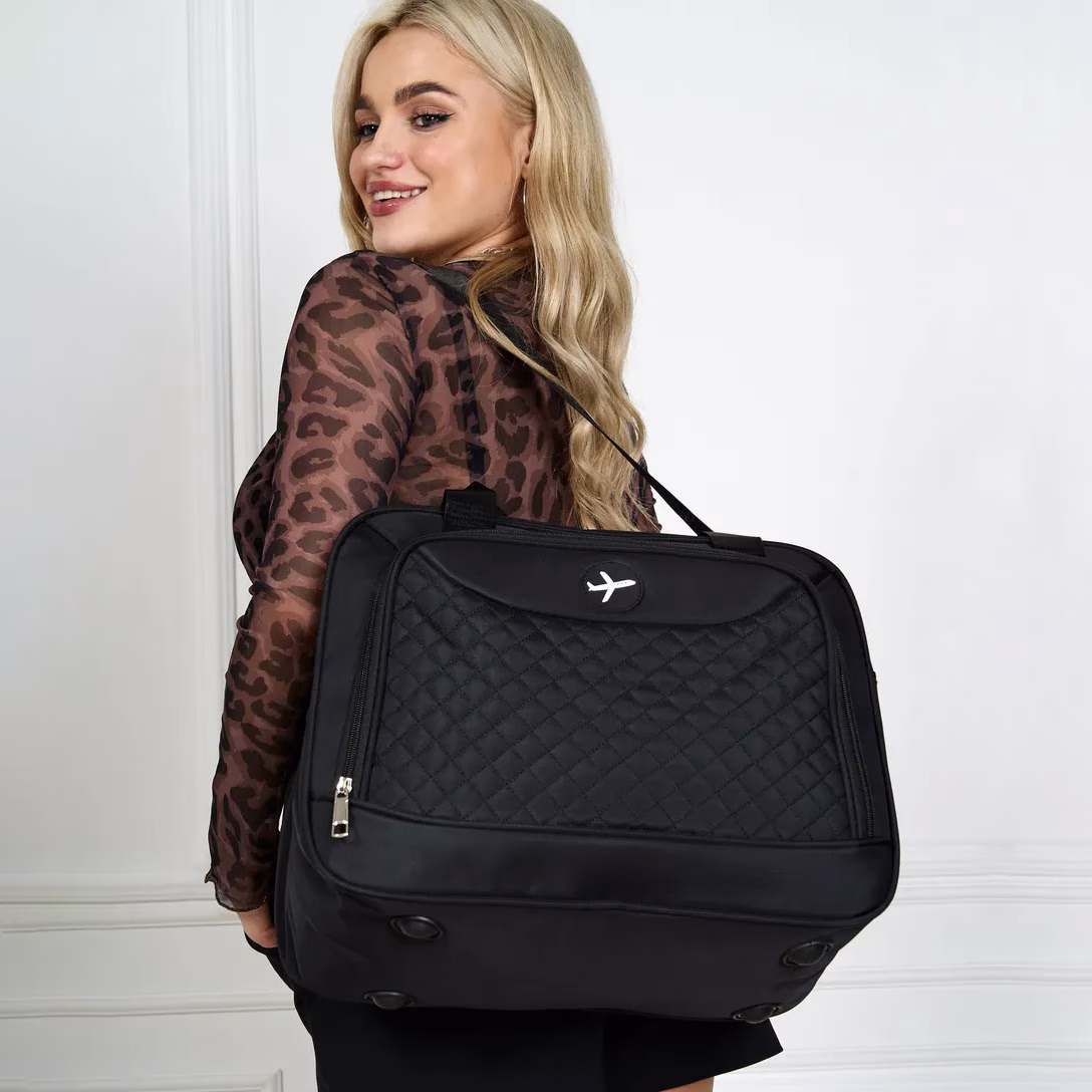 Сумка Fly Velvet Black 40x30x20 под бесплатную ручную кладь 7