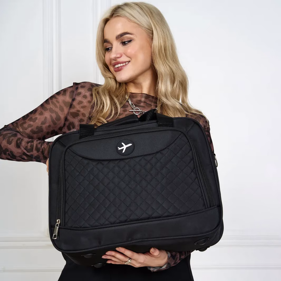 Сумка Fly Velvet Black 40x30x20 под бесплатную ручную кладь 8