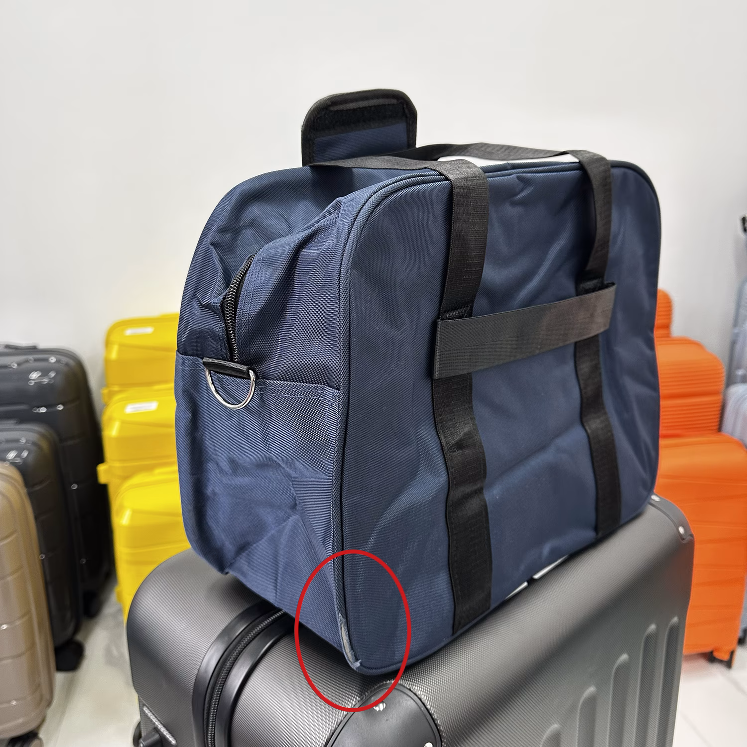Geantă Fly 40x30x20 Velvet Blue Resigilat 2